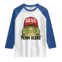Make Algae Great Again Raglan Shirt Funny Political Satire Nature Lover Gift