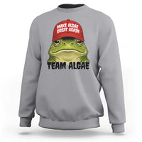 Make Algae Great Again Sweatshirt Funny Political Satire Nature Lover Gift