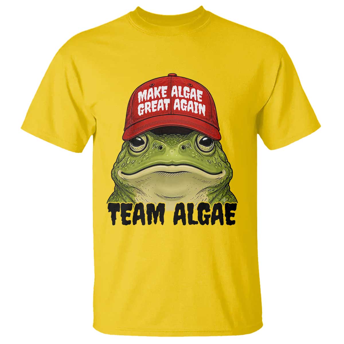 Make Algae Great Again T Shirt Funny Political Satire Nature Lover Gift