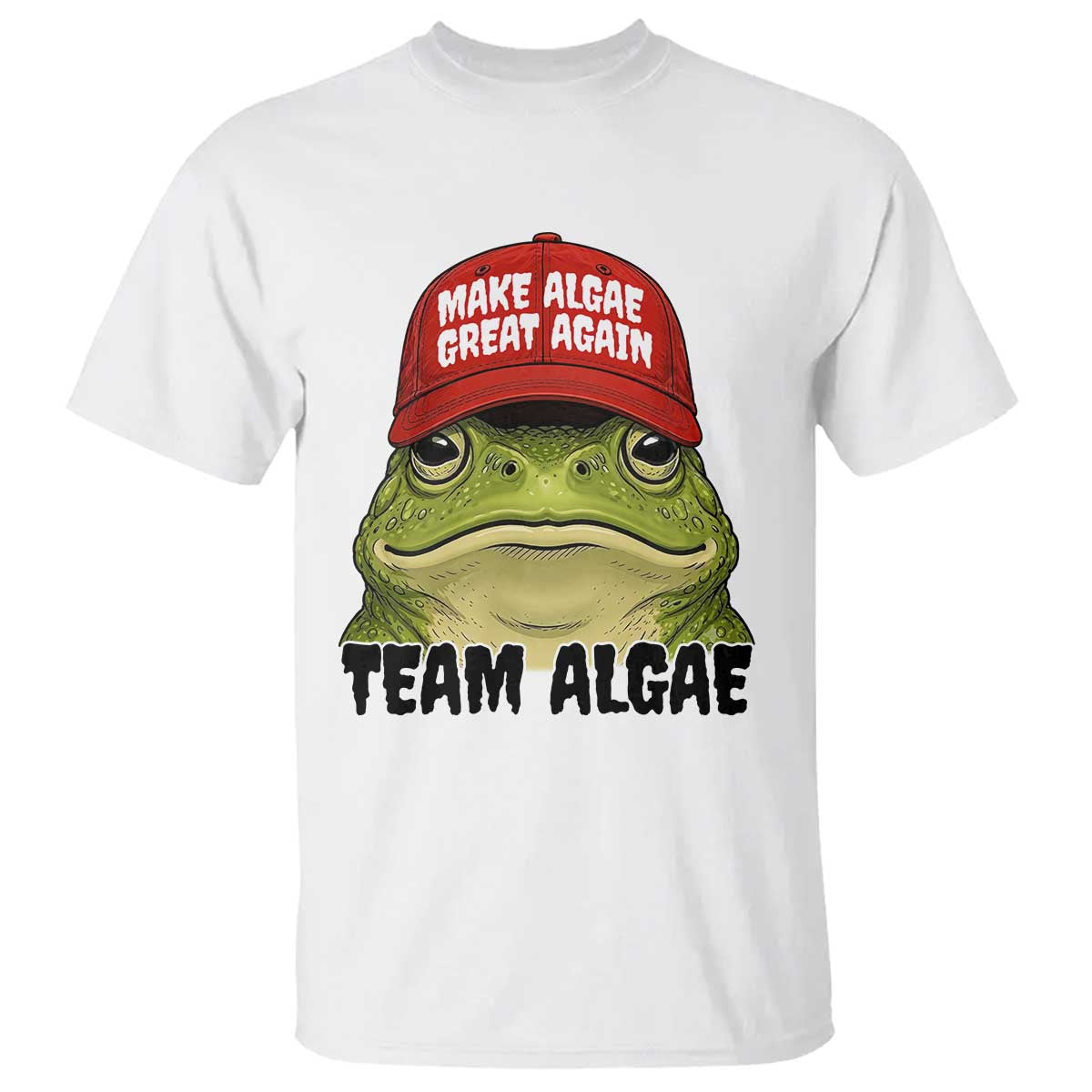 Make Algae Great Again T Shirt Funny Political Satire Nature Lover Gift