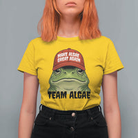 Make Algae Great Again T Shirt For Women Funny Political Satire Nature Lover Gift
