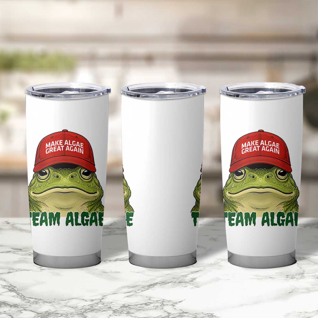 Make Algae Great Again Tumbler Cup Funny Political Satire Nature Lover Gift