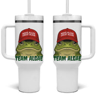 Make Algae Great Again Tumbler With Handle Funny Political Satire Nature Lover Gift