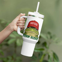 Make Algae Great Again Tumbler With Handle Funny Political Satire Nature Lover Gift