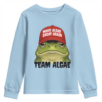 Make Algae Great Again Youth Sweatshirt Funny Political Satire Nature Lover Gift