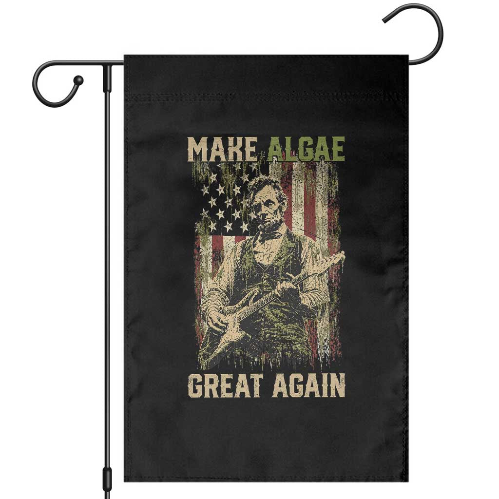 Make Algae Great Again Garden Flag Funny Lincoln Political Satire Humor