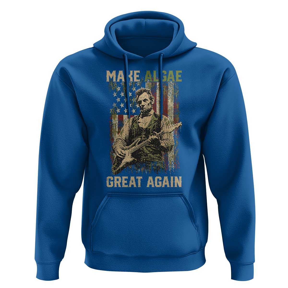Make Algae Great Again Hoodie Funny Lincoln Political Satire Humor