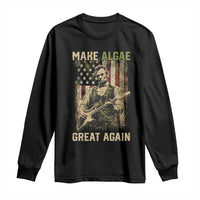 Make Algae Great Again Long Sleeve Shirt Funny Lincoln Political Satire Humor