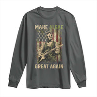 Make Algae Great Again Long Sleeve Shirt Funny Lincoln Political Satire Humor