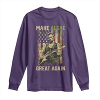Make Algae Great Again Long Sleeve Shirt Funny Lincoln Political Satire Humor