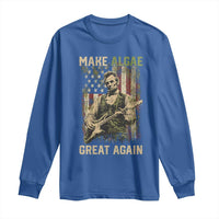 Make Algae Great Again Long Sleeve Shirt Funny Lincoln Political Satire Humor