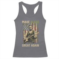 Make Algae Great Again Racerback Tank Top Funny Lincoln Political Satire Humor