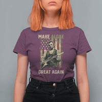 Make Algae Great Again T Shirt For Women Funny Lincoln Political Satire Humor