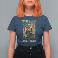 Make Algae Great Again T Shirt For Women Funny Lincoln Political Satire Humor