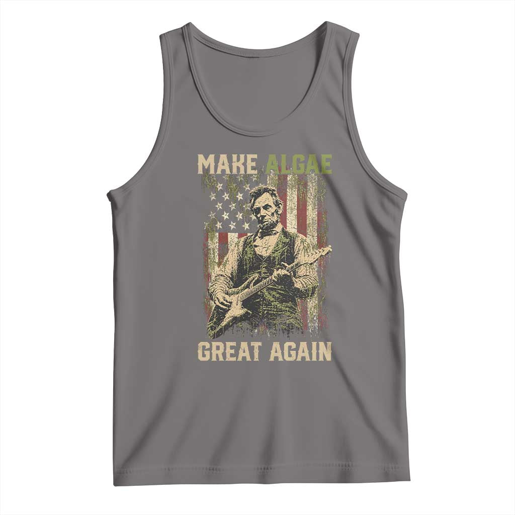 Make Algae Great Again Tank Top Funny Lincoln Political Satire Humor