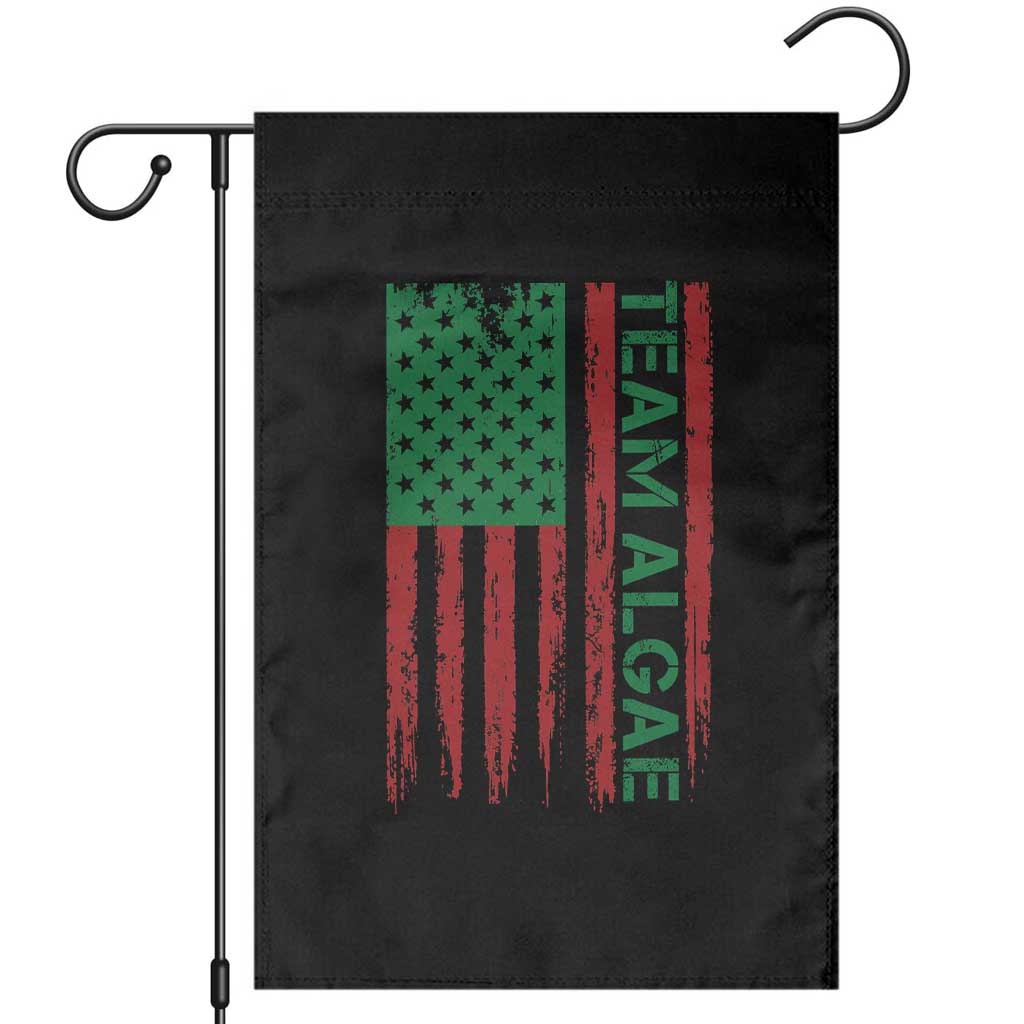 Team Algae Garden Flag Funny Make Algae Great Again American Flag Political Meme