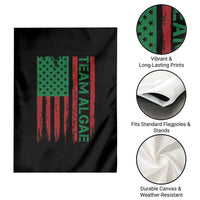 Team Algae Garden Flag Funny Make Algae Great Again American Flag Political Meme