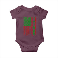 Team Algae Baby Onesie Funny Make Algae Great Again American Flag Political Meme