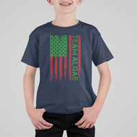 Team Algae T Shirt For Kid Funny Make Algae Great Again American Flag Political Meme