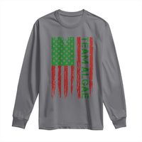 Team Algae Long Sleeve Shirt Funny Make Algae Great Again American Flag Political Meme