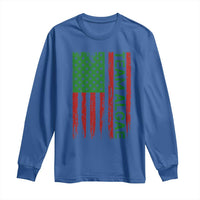 Team Algae Long Sleeve Shirt Funny Make Algae Great Again American Flag Political Meme