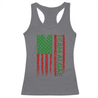 Team Algae Racerback Tank Top Funny Make Algae Great Again American Flag Political Meme