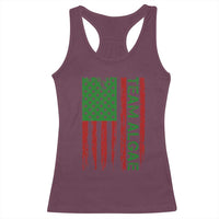 Team Algae Racerback Tank Top Funny Make Algae Great Again American Flag Political Meme