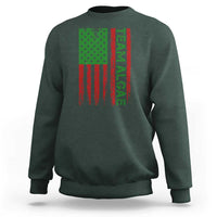 Team Algae Sweatshirt Funny Make Algae Great Again American Flag Political Meme
