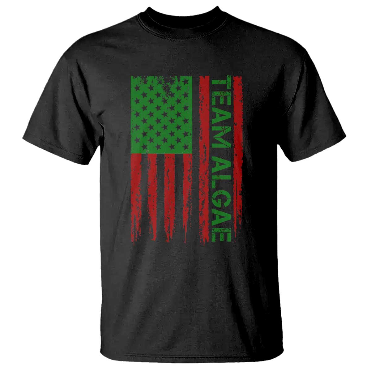Team Algae T Shirt Funny Make Algae Great Again American Flag Political Meme