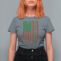 Team Algae T Shirt For Women Funny Make Algae Great Again American Flag Political Meme