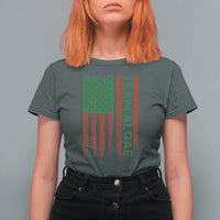 Team Algae T Shirt For Women Funny Make Algae Great Again American Flag Political Meme
