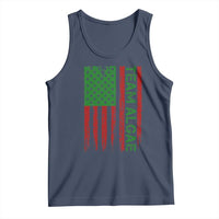 Team Algae Tank Top Funny Make Algae Great Again American Flag Political Meme