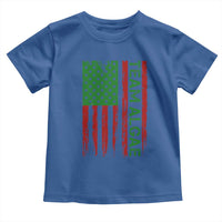 Team Algae Toddler T Shirt Funny Make Algae Great Again American Flag Political Meme