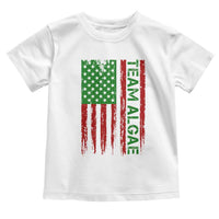 Team Algae Toddler T Shirt Funny Make Algae Great Again American Flag Political Meme