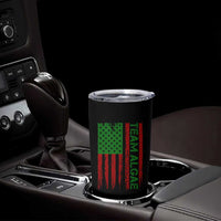 Team Algae Tumbler Cup Funny Make Algae Great Again American Flag Political Meme