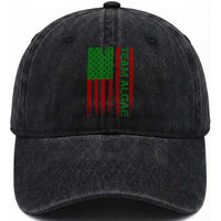 Team Algae Washed Cotton Baseball Cap Funny Make Algae Great Again American Flag Political Meme