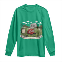 Make Algae Great Again Long Sleeve Shirt Funny Political Satire Humor