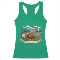 Make Algae Great Again Racerback Tank Top Funny Political Satire Humor