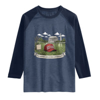Make Algae Great Again Raglan Shirt Funny Political Satire Humor