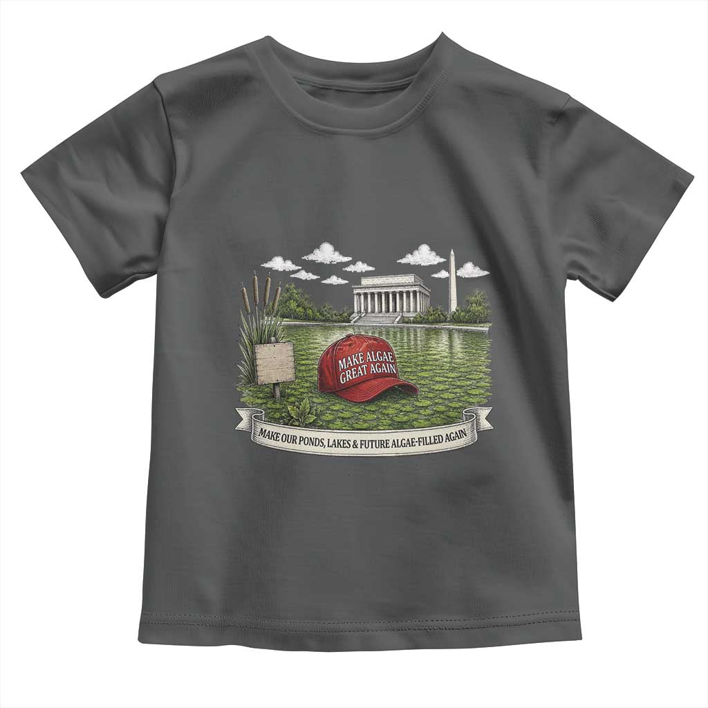 Make Algae Great Again Toddler T Shirt Funny Political Satire Humor