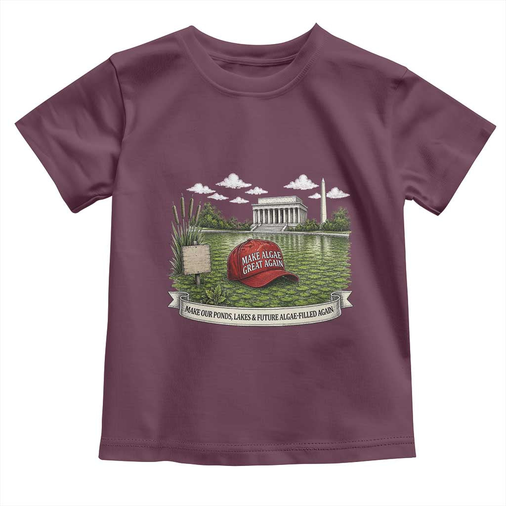 Make Algae Great Again Toddler T Shirt Funny Political Satire Humor