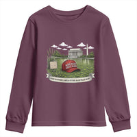 Make Algae Great Again Youth Sweatshirt Funny Political Satire Humor