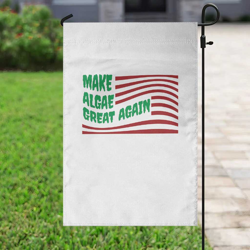 Make Algae Great Again Garden Flag Funny Political Satire American Flag Meme