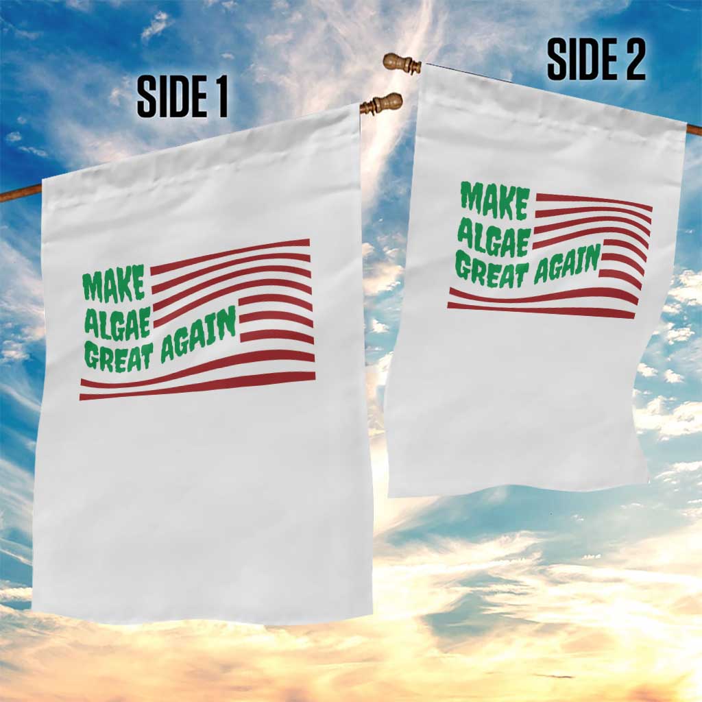 Make Algae Great Again Garden Flag Funny Political Satire American Flag Meme
