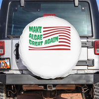 Make Algae Great Again Spare Tire Cover Funny Political Satire American Flag Meme