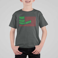 Make Algae Great Again T Shirt For Kid Funny Political Satire American Flag Meme