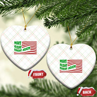 Make Algae Great Again Ceramic Ornament Funny Political Satire American Flag Meme
