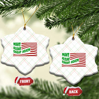 Make Algae Great Again Ceramic Ornament Funny Political Satire American Flag Meme