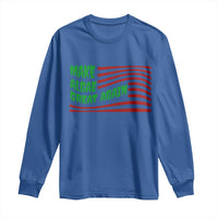 Make Algae Great Again Long Sleeve Shirt Funny Political Satire American Flag Meme