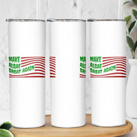Make Algae Great Again Skinny Tumbler Funny Political Satire American Flag Meme